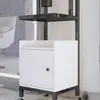 Carrito de Herramientas Especiales para Salón de Peluquería, Carrito para Tienda de Peluquería, Estante de Almacenamiento, Carrito de Almacenamiento de Metal para Barbería Sin Instalación