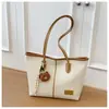 Transfronteiriço 2025 Novo Casual Nova Moda Bolsa Tote Casual de Grande Capacidade Versátil Simples Bolsa de Ombro Axila