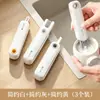Cepillo para Tazas Plegable Cuatro en Uno Cepillo Limpiador de Espacios de Termo Multifuncional Herramienta Limpiadora de Tapas de Vasos para Biberones de Goma Suave en Forma de U
