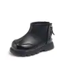 Botas Martin para Niños 2025 Otoño/Invierno Nuevas Botas Infantiles Botines Cortos para Bebé Botas de Piel con Forro de Terciopelo de Invierno Zapatos para Niñas