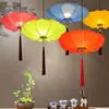 Linterna de Tela Chinoiserie Hecha a Mano Restaurante Hot Pot Restaurante Lotus Pasillo de Boda Pasillo Araña Antigüedad China Chinoiserie