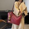 Bolsa Saco Suave Feminina de Luxo para o Dia a Dia Ins Versátil Cesta de Legumes Bolsa de Ombro Axila
