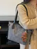Bolso de mano retro simple, Bolso grande de capacidad para mujer, Bolso de hombro casual de alta gama para mujer, Bolso tipo cubo versátil