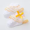 Calcetines con Ribete de Encaje para Niñas, Calcetines Cortos Absorbentes de Sudor y Transpirables para Bebés y Niños, Calcetines para Bebés Recién Nacidos Clase A