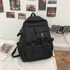 Mochila escolar estilo vintage, casual, de grande capacidade, estilo japonês, para estudantes, estilo coreano, Harajuku, Hong Kong