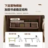 Escritorio de Madera Maciza para Dormitorio Escritorio de Estudio para Estudiantes Escritorio Pequeño para Apartamento Escritorio de Computadora Escritorio de Oficina para Adultos Escritorio Simple para Estudio