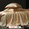 Colcha de Tencel Algodão Seda Anos 80, Colcha de Verão Grande de Seda Jacquard, Colcha de Inverno, Colcha de Primavera e Outono, Colcha Mãe-Filha 100% Seda de Alta Qualidade