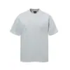 Areswings Algodão Brocado Bordado Americano Básico Camiseta Romana de Manga Curta Masculina e Feminina Verão cleanfit Camiseta Versátil