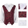 Halloween Transfronterizo Europeo y Americano Primavera y Otoño para Hombre Artístico Medieval Steampunk Vampiro Top Disfraz Ropa de Escenario