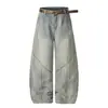 Marca 2026 Moda Callejera Lavados Vintage Corte Holgado Jeans Casuales Venta al por Mayor desde Fabricante 52