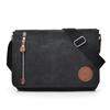 Bolso para Hombre Europeo y Americano Bolso de Lona de Moda Bolso Cruzado Casual para Hombre Bolso Cruzado de Gran Capacidad para Hombre Horizontal D7016