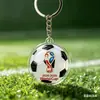 Chaveiro Acrílico Plano Tema Copa do Mundo Estojo de Lápis Unisex Mochila Pequeno Pingente Decoração para Jovens