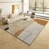 Tapete de Sala de Estar de Luxo Leve de Alta Qualidade, Tapete de Cabeceira de Quarto, Tapete Estilo Vintage, Capacho para Pés de Sofá, Cobertura Completa de Área Grande