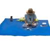 Tapete de Playa Seaside Tapete de Picnic Portátil Impermeable Tela para Puesto Plegable Almohadilla de Almacenamiento Tapete de Hierba para Exterior Tapete de Piso