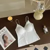 Top Camisola de Manga Bufante Plus Size com Pregas Francesas para Mulheres, Não Precisa de Sutiã, Bojo Embutido, Para Usar por Dentro ou por Fora