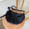 Bolsa de Couro Macio Texturizado de Alta Qualidade para Mulheres 2026 Nova Tendência Moda Versátil Bolsa Transversal Nicho Feminino Ombro Bolsa Dumpling
