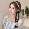 Diadema Floral de Cinta de Verano 2026 Nuevo Estilo Trenzado para Mujer, Coleta Integrada y Diadema de Cinta Bufanda Accesorio para el Cabello