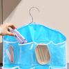 Organizador colgante de 16 compartimentos para ropa interior, calcetines, clasificación, bolsa de almacenamiento, bolsa colgante
