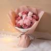 Lembrancinhas de Flores de Sabão de Rosa para o Dia dos Namorados, Dia dos Namorados Chinês, Flores de Sabão de Natal, Flores em Caixa de Presente de Buquê de Cravos