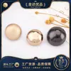 Cuero Cobre Hongo Lana Metálica Abrigo Chaqueta Traje Formal Botón Botón Botón Oro Accesorios de Ropa