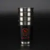Conjunto de vinho portátil de aço inoxidável para exterior 170 ml 3 dois prepúcio Russo comércio exterior conjunto de copos de vinho
