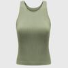 Chal de Ropa de Fitness Seleccionado Cuidadosamente para Mujer Verano Costilla Ropa Deportiva Yoga Transfronterizo Espalda Cruzada Color Sólido Top de Yoga Sin Costuras