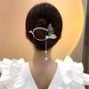Pinza de Agarre con Borla de Cola de Ballena Perla Vintage Pinza para el Cabello Pinza de Disco Accesorios para el Cabello Pasador para el Cabello Mujeres al por Mayor Pedrería Damas