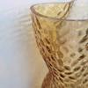 Vaso de vidro transparente em formato de gota d'água, irregular, flexível, com impressão nórdica, decoração criativa para arranjo de flores na sala de estar, design dinamarquês