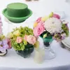 Material de Embalaje Redondo Cilíndrico de Plástico con Barro para Flores de Maceta, Decoración de Escritorio de Oficina, Barro Reforzado para Arreglos Florales con Fuerte Absorción de Agua