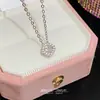 Collar Colgante Geométrico Exquisito Simple Cubo de Azúcar Circonita Accesorios para Mujer Verano Versátil Moda Temperamento Cadena Clavícula Acero de Titanio