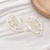 Pérola ABS imitação cruz off-white, laço, pentagrama pulseira DIY feita à mão, brinco, acessórios de joias com contas