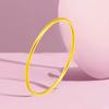 Tienda de oro mismo estilo pulsera de herencia de oro moda para mujer larga duración sin decoloración aleación de cobre imitación oro pulsera falsa de tres oros antigua
