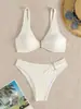 2027 Nuevo Traje de Baño de Dos Piezas Estilo Europeo y Americano para Mujer en Amazon, Traje de Baño Sexy Ajustado sin Espalda, Bikini de Vacaciones de Alta Gama