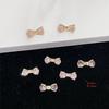 Lz Star Lazo para Uñas Lindo DIY Accesorios para Uñas Portátiles Adornos para Uñas de Arte con Zircón Diamante de Cristal Versátil
