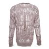 Marca de Moda de Calle Ropa de Principios de Otoño Sentido del Diseño Hueco Rasgado Camisa de Punto Estilo Perezoso Top de Moda Callejera