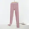 Pantalones de Casa Finos Sueltos de Verano Se Pueden Usar Afuera Pantalones Largos Adelgazantes Modal Talla Grande Pantalones Básicos de Mujer Pantalones Elásticos con Caída