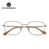 STUDIOMUKU gafas frescas de madera montura grande Sven capaz sin un toque de montura de gafas elegantes montura de gafas
