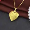 Moda Transfronteiriça Estilo Hong Kong Caixa Porta-Retrato de Amor Retrô Colar Corrente de Clavícula em Formato de Coração Personalizada Europeia e Americana Dia dos Namorados Comemorativo