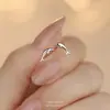 Pendientes de Delfín de Plata S925 para Mujer, Dulces y Lindos, Frescos y Únicos, Joyería de Oreja de Animal Marino Simple, Al por Mayor en Stock