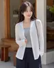 Cardigã de tricô com capuz em Lyocell Tencel com decote V, moletom para ar condicionado para mulheres, peça externa fina de verão com caimento solto, top com proteção solar