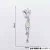 Nueva Manicura Joyería de Circonita Colgante de Mariposa Cadena Corazón de Diamante Grande Lazo Montón de Diamantes Accesorios de Uñas Portátiles