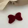 Diadema Roja con Lazo Año Nuevo Chino 2022 Nueva Pinza para el Cabello Accesorios para el Cabello de Terciopelo Año Nuevo Diadema para Mujer Adorno para la Cabeza de Año Nuevo