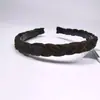 Diadema Retorcida Antideslizante Dentada Versátil Banda para el Cabello Tejida con Tela Pinza Fina para el Cabello Accesorio para el Cabello para Mujeres Sujetador de Flequillo Hecho a Mano