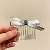 Pente de cabelo penteado de cabeça para baixo novo grampo de cabelo com franja de laço antiderrapante caveira alta estiloso moderno grampo de cabelo lateral com mechas acessório de cabelo