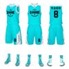 Novo Conjunto de Uniforme de Basquete Adulto Personalizado Roupas Infantis Masculinas e Femininas Colete de Treino Uniforme de Equipe para Jogo de Basquete de Estudantes do Ensino Fundamental Estampado