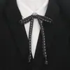 Gravata Borboleta de Bolinhas Sem Cordão, Estilo Fofo de Menina Estudante, Versátil, Juvenil e Fashion