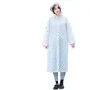 Impermeable para Adultos Estampado Completo de Lunares Grueso para Adultos Viaje al Aire Libre Impermeable Ala Ancha No Moja la Cara Portátil Impermeable de una Pieza