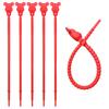 Correa de Silicona de Osito para Llavero DIY Cadena de Cuentas Cordón Colgante para Ropa Bolsa Joyería Hecha a Mano Accesorios para Llavero