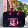 Em estoque saída feltro bolsa de viagem portátil cosméticos estojo de cosméticos portátil fofo desenho animado necessaire
