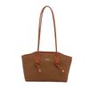 Moda de Primavera Bolso con Texto para Mujer 2025 Color de Contraste Nuevo Bolso Bandolera Simple de Moda Bolso de Mano para Mujer Bajo el Brazo